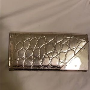 Alexander McQueen Sikhs croc embossed wallet
